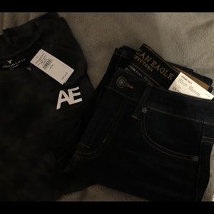 NWT American Eagle Men’s Jeans & T-shirt